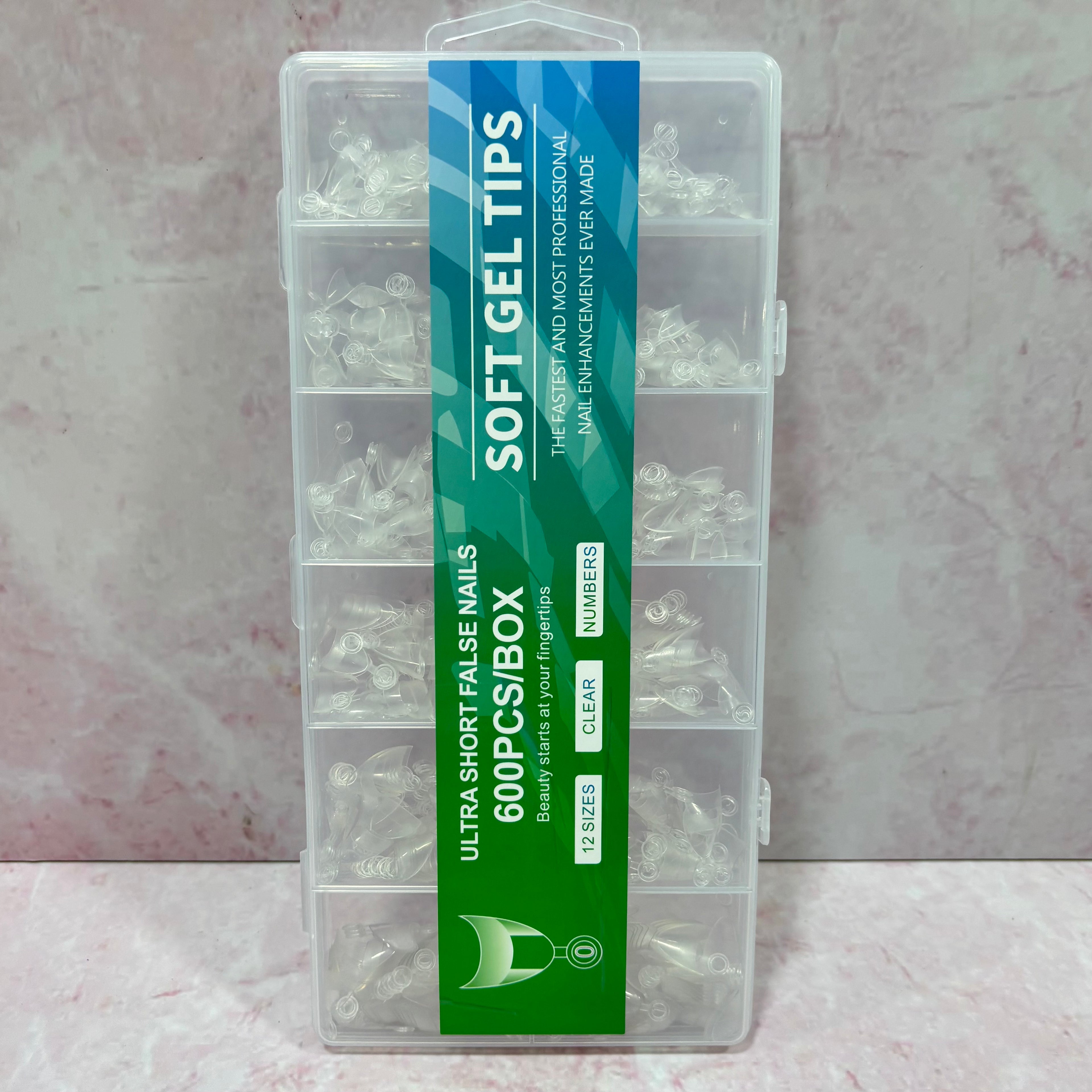UÑAS SOFT GEL TIPS 600unidades