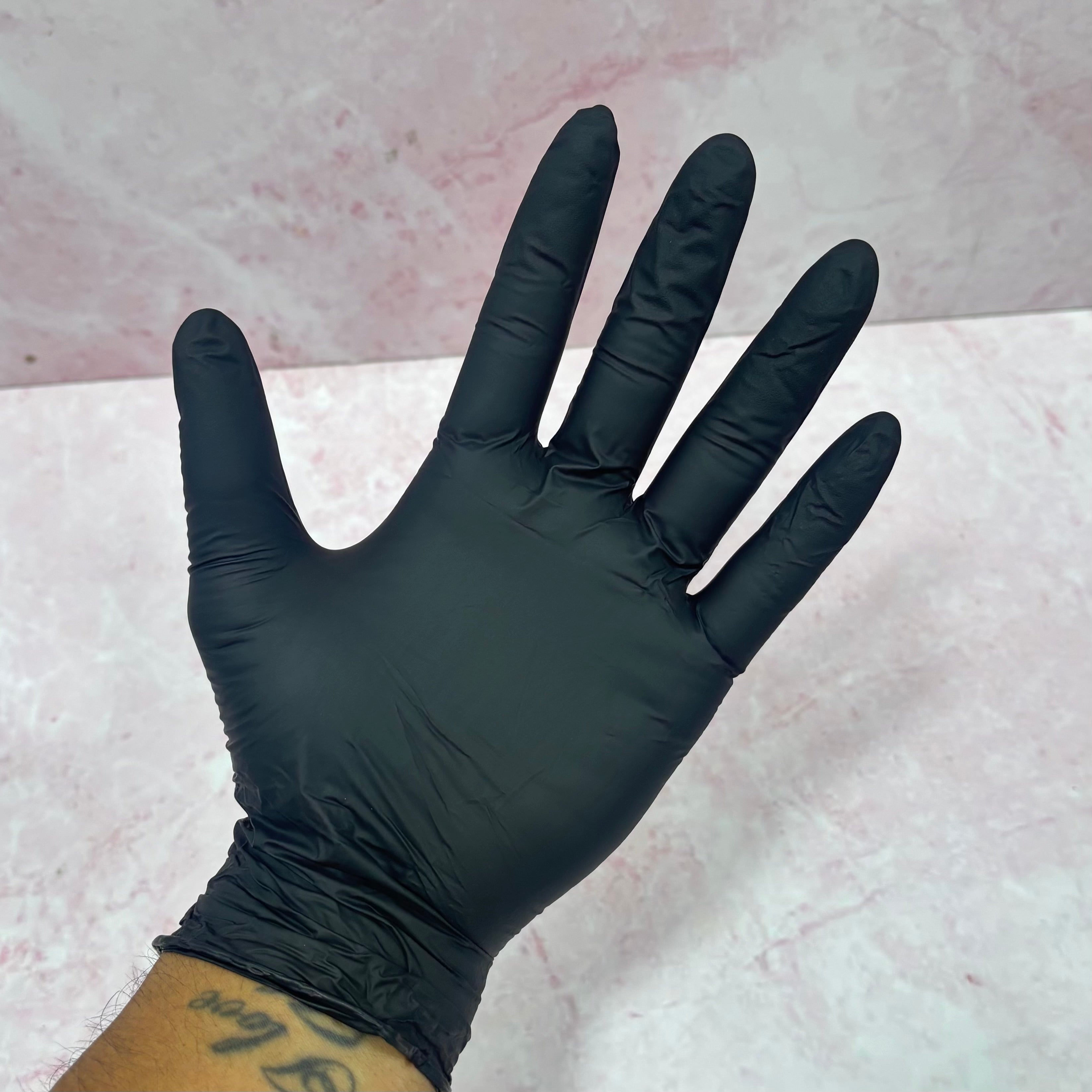 GUANTES NITRILO NEGRO