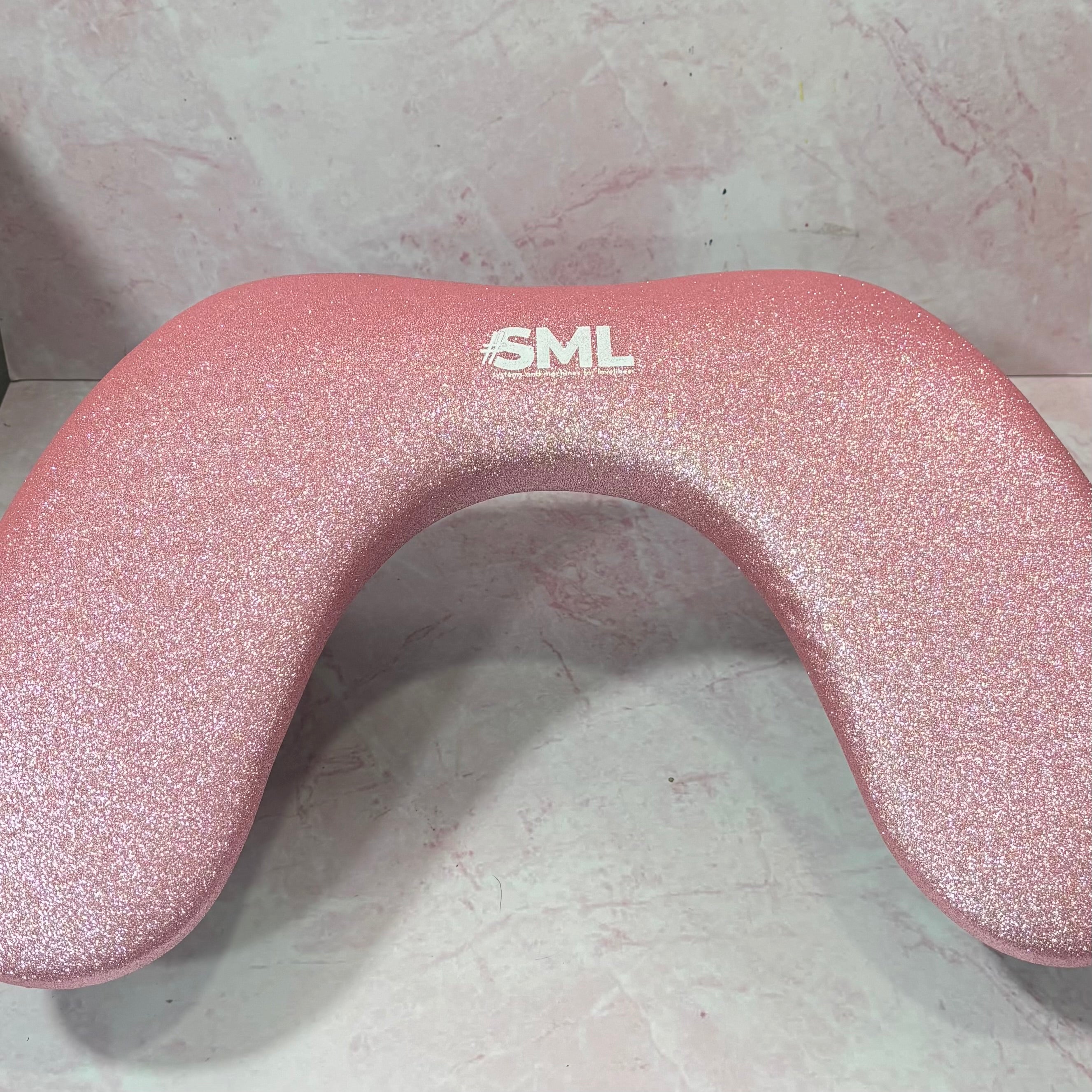 REPOSA MANOS GLITTER ROSA GRANDE