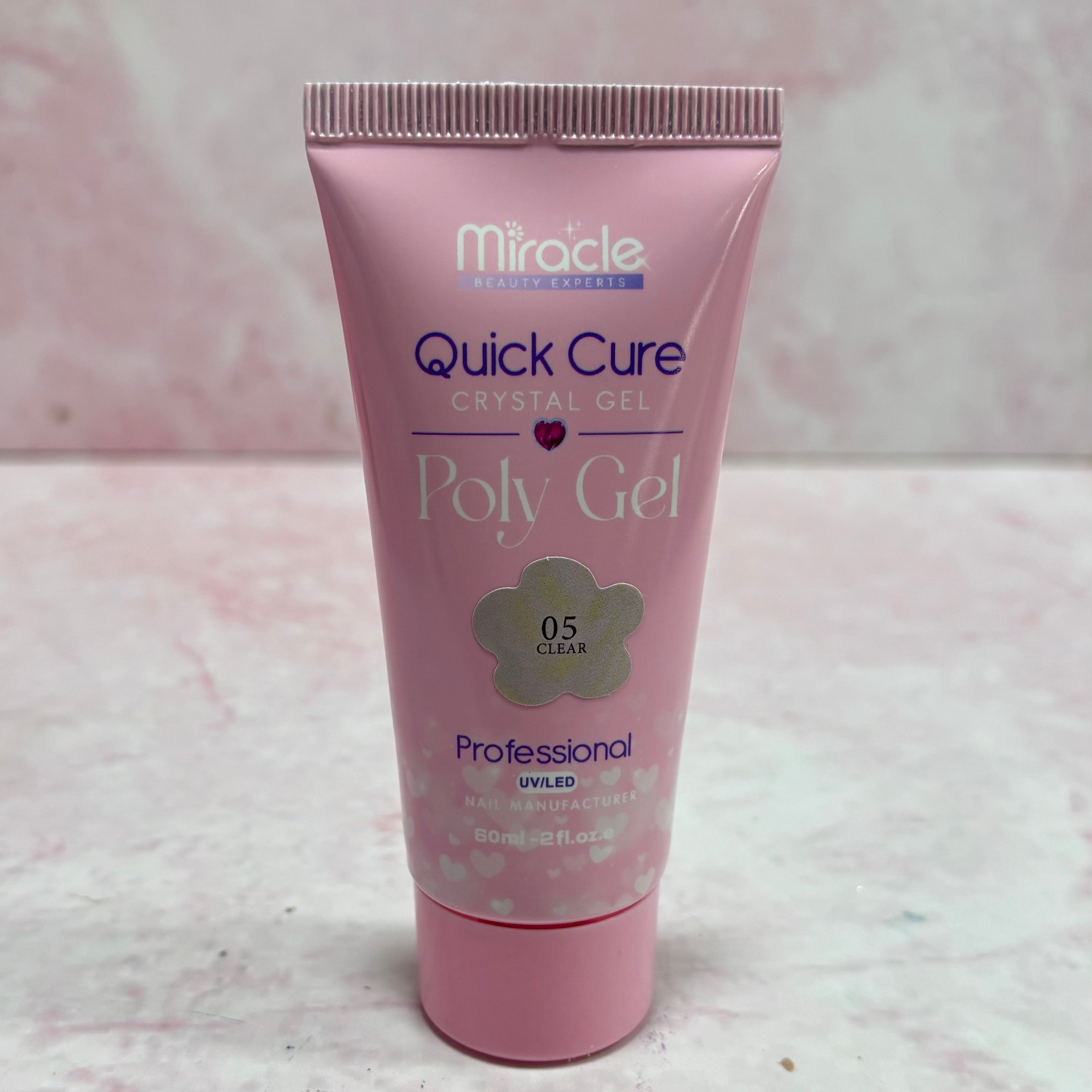 MIRACLE POLY GEL  CLEAR X 60 ml