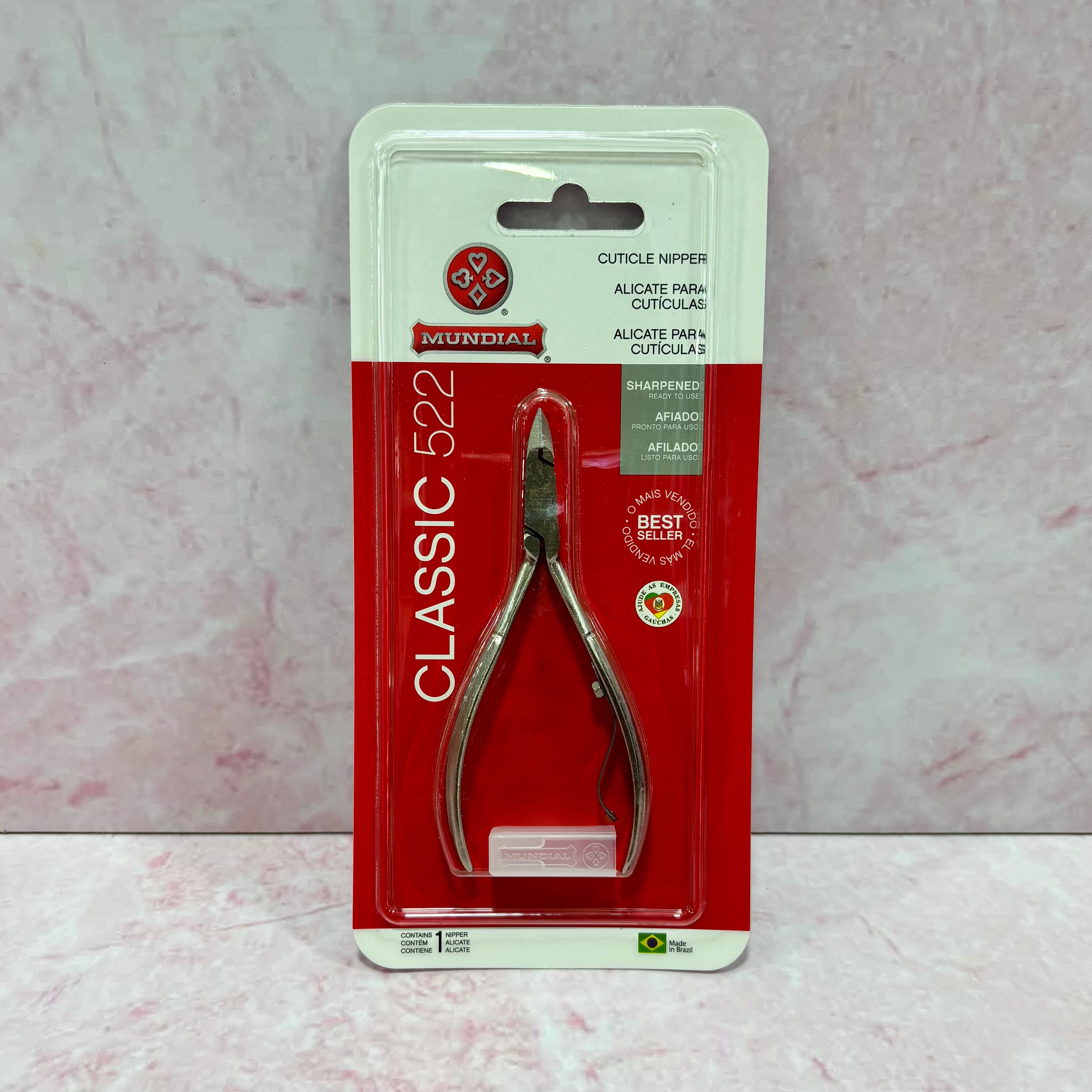 CORTACUTICULA MUNDIAL ROJO METÁLICO