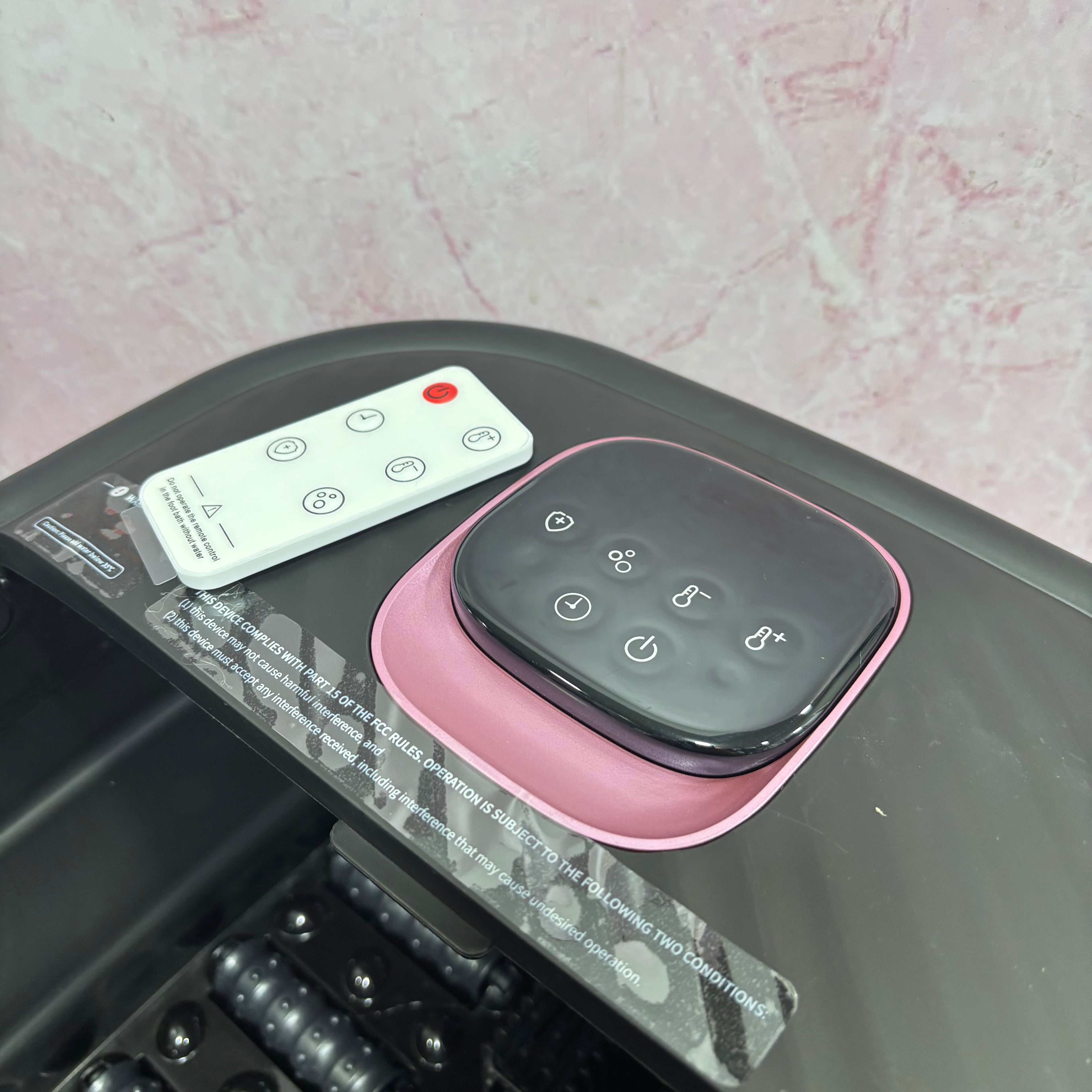 Spa de pies digital con control de manejo