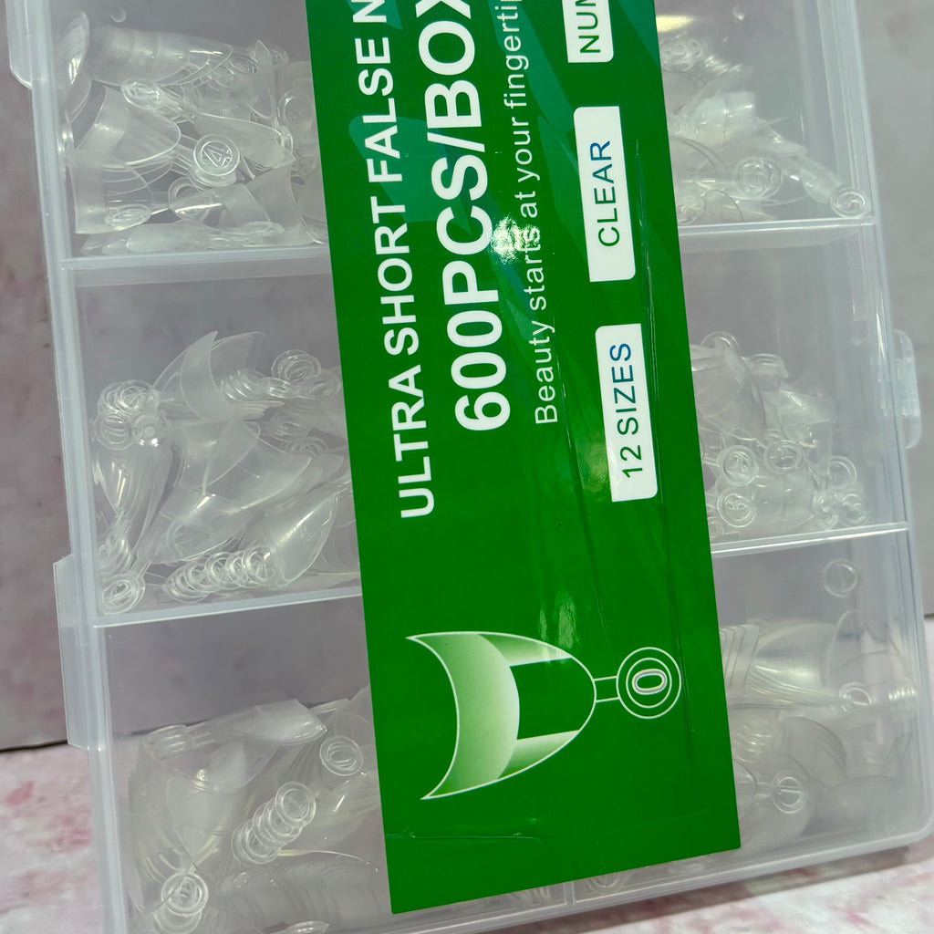 UÑAS SOFT GEL TIPS 600unidades