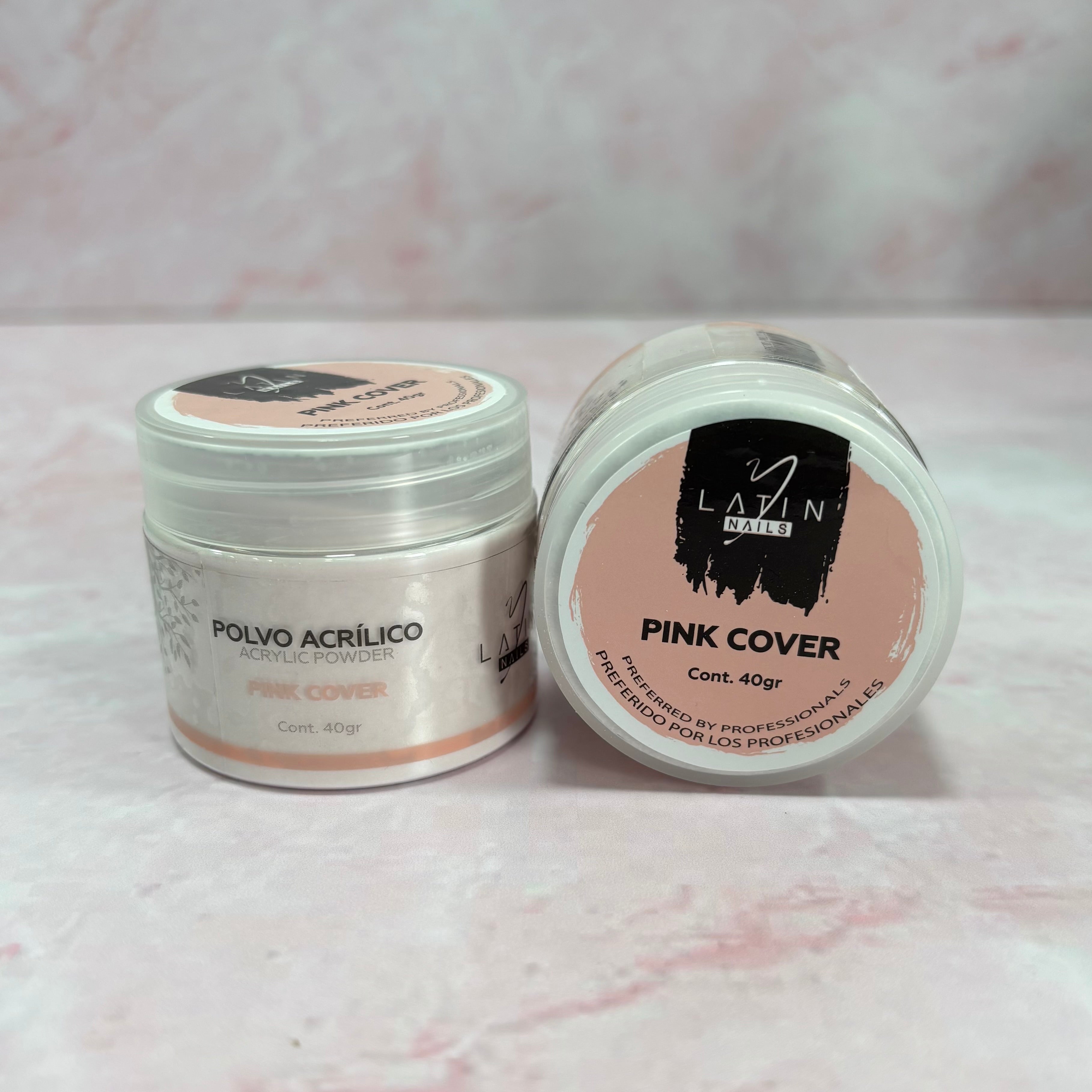 POLVO ACRÍLICO LATIN NAILS 40gr PINK COVER