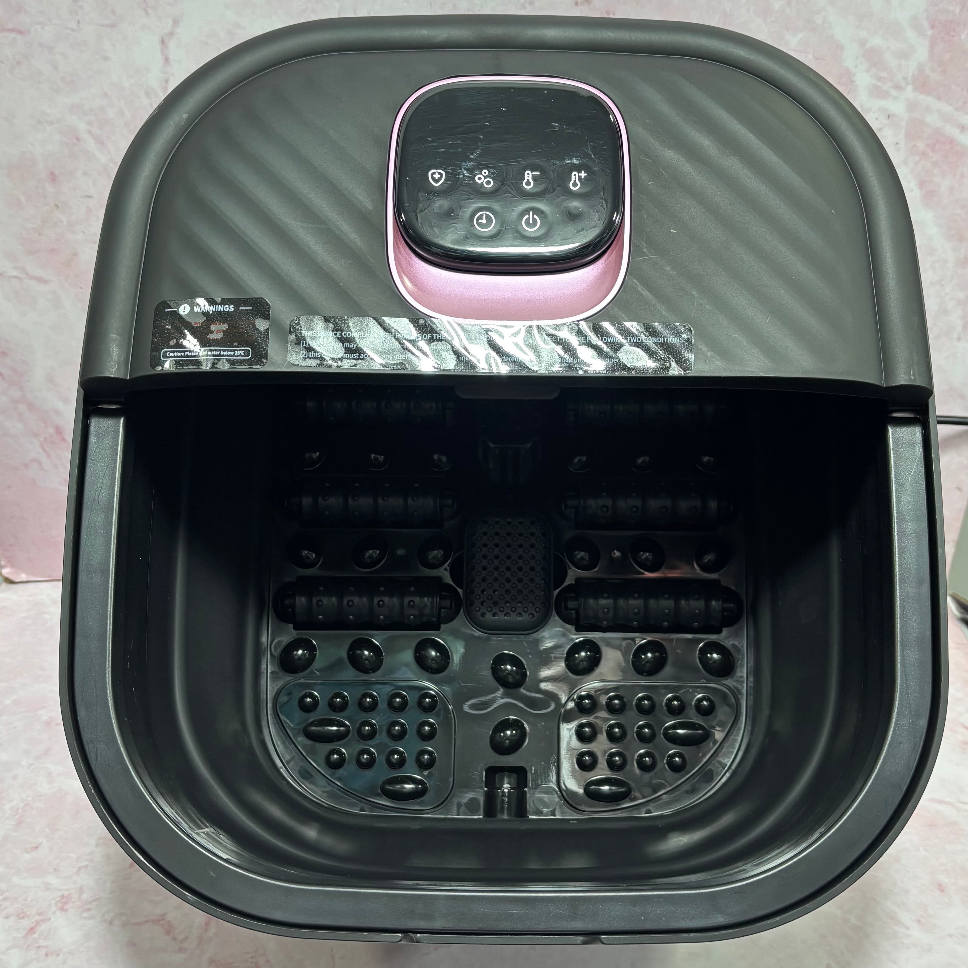 Spa de pies digital con control de manejo