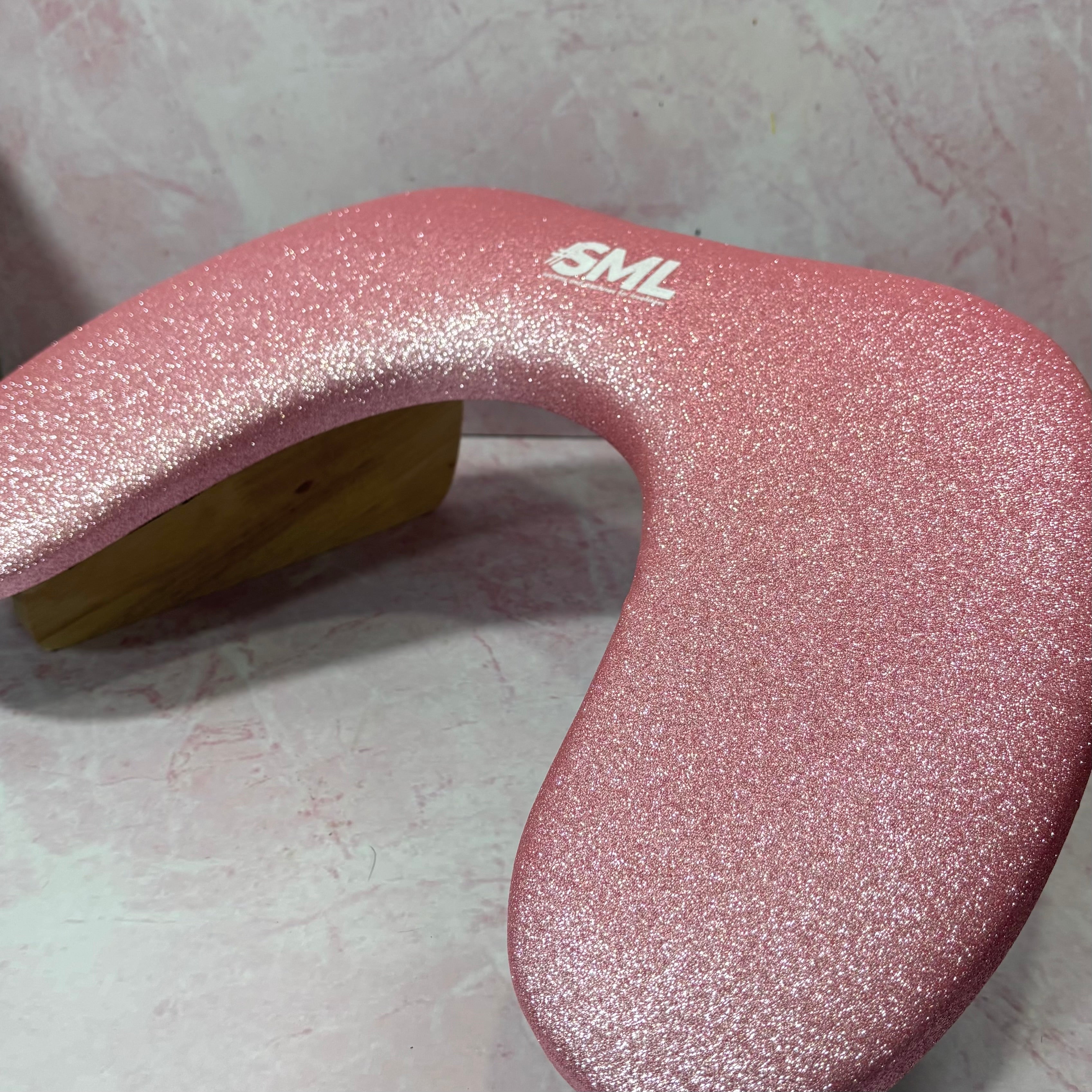 REPOSA MANOS GLITTER ROSA GRANDE