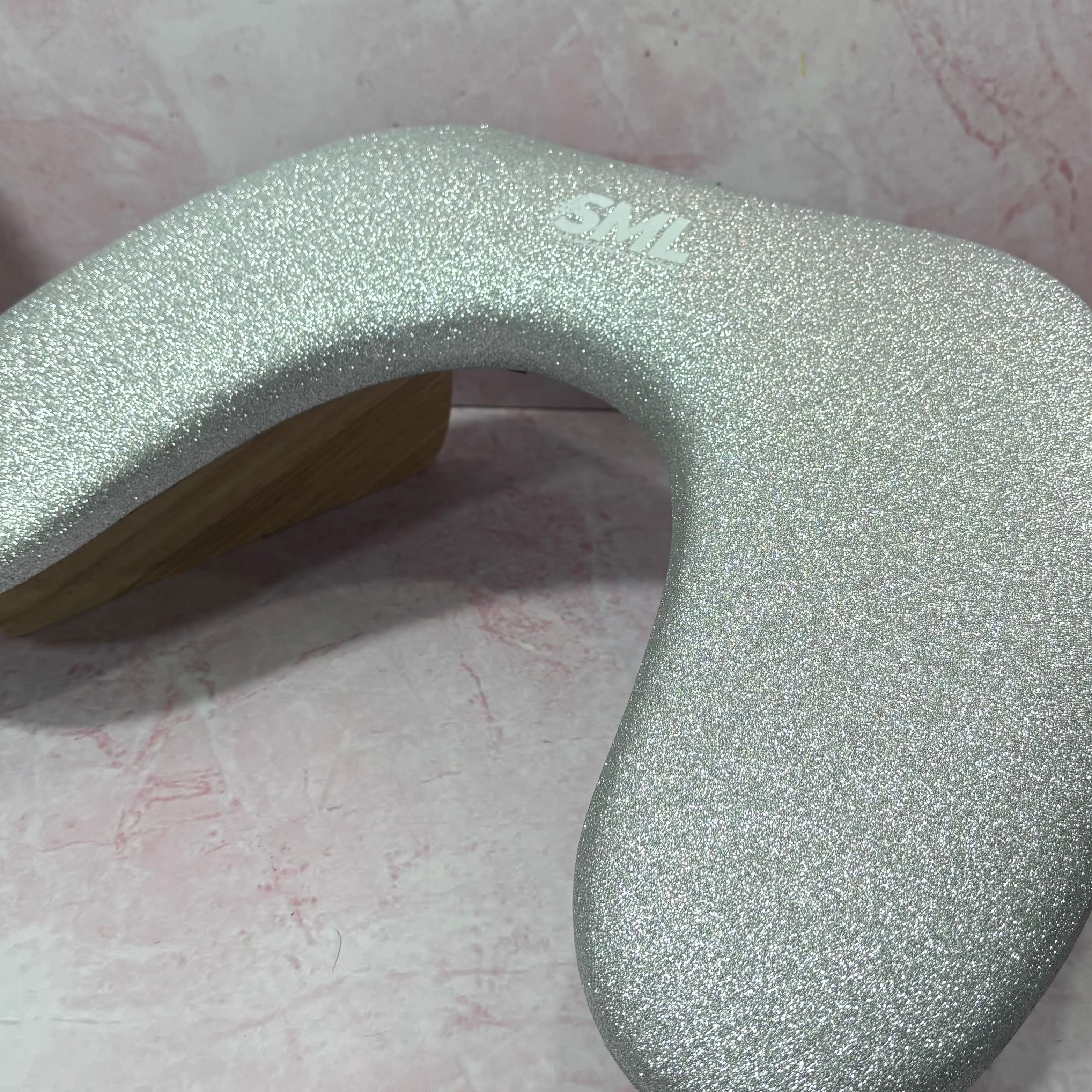 REPOSA MANOS GLITTER PLATA GRANDE