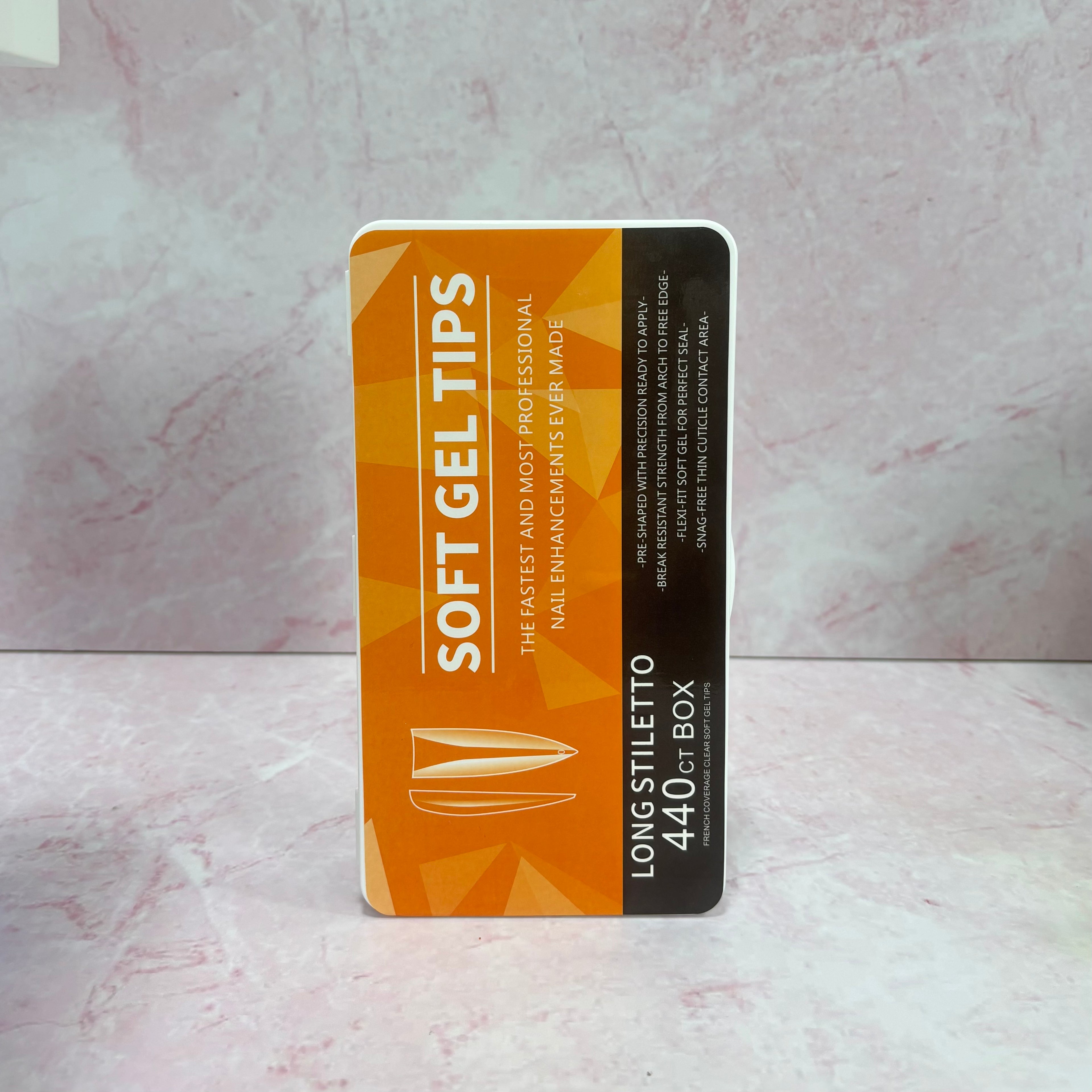 PRES-ON X 440 TIPS STILETTO LARGA