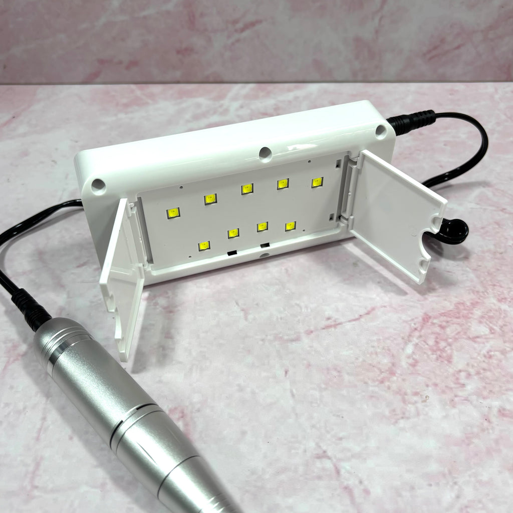 PULIDOR UÑAS 2 EN 1 LÁMPARA 35.000 Rpm INALÁMBRICO