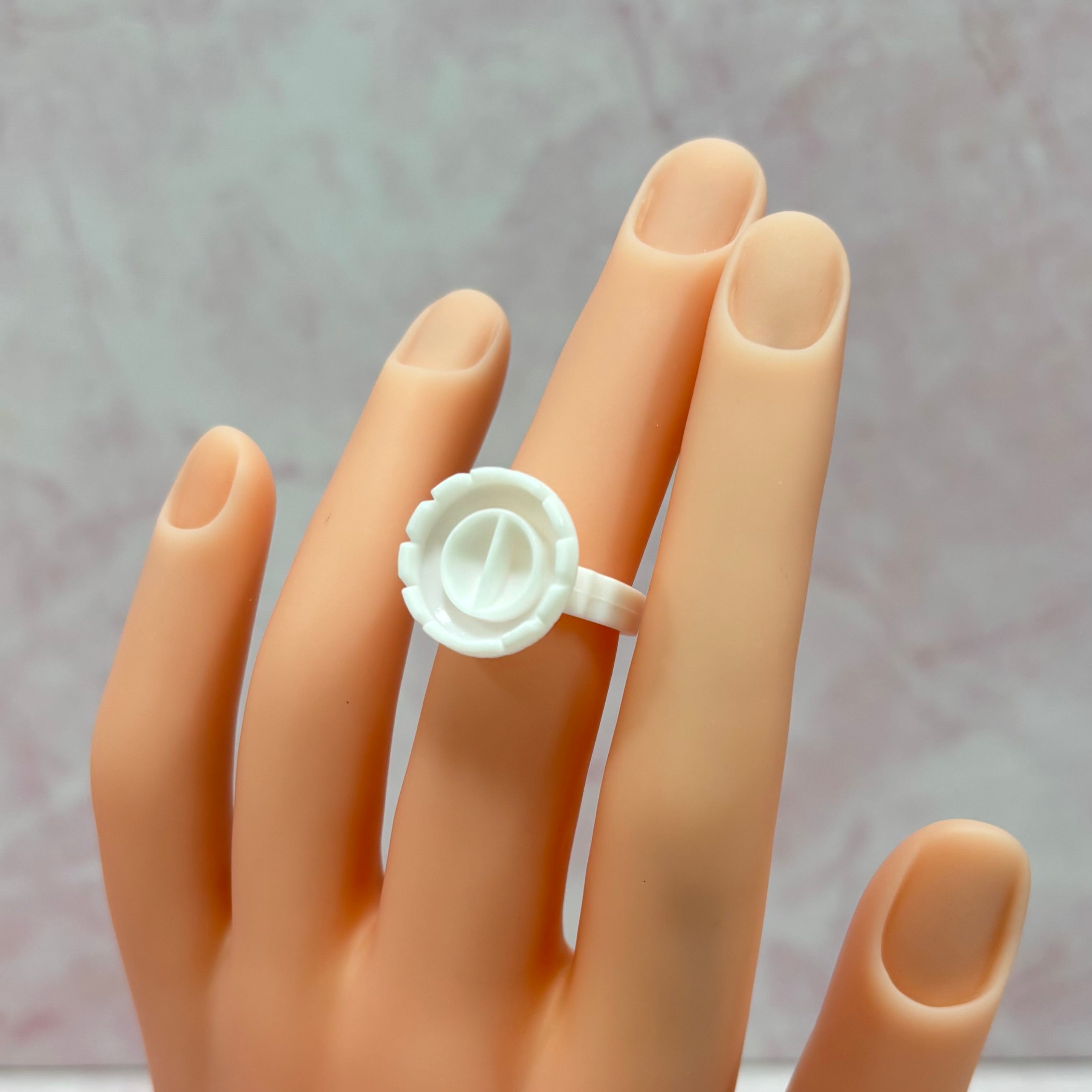 ANILLOS FLOR AUTO FANS X100 PLÁSTICO