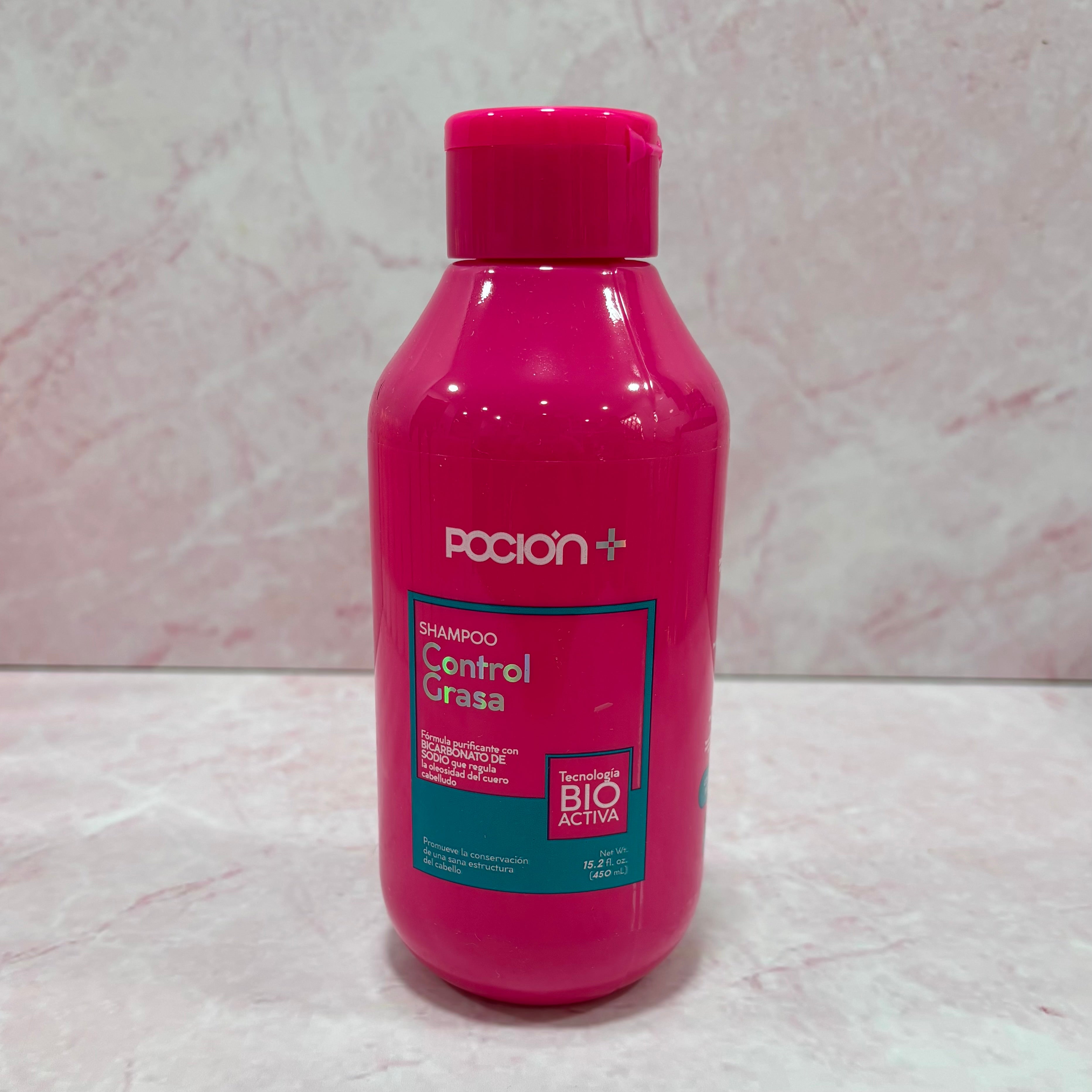 POCIÓN SHAMPO ROSADO CONTROL GRASA