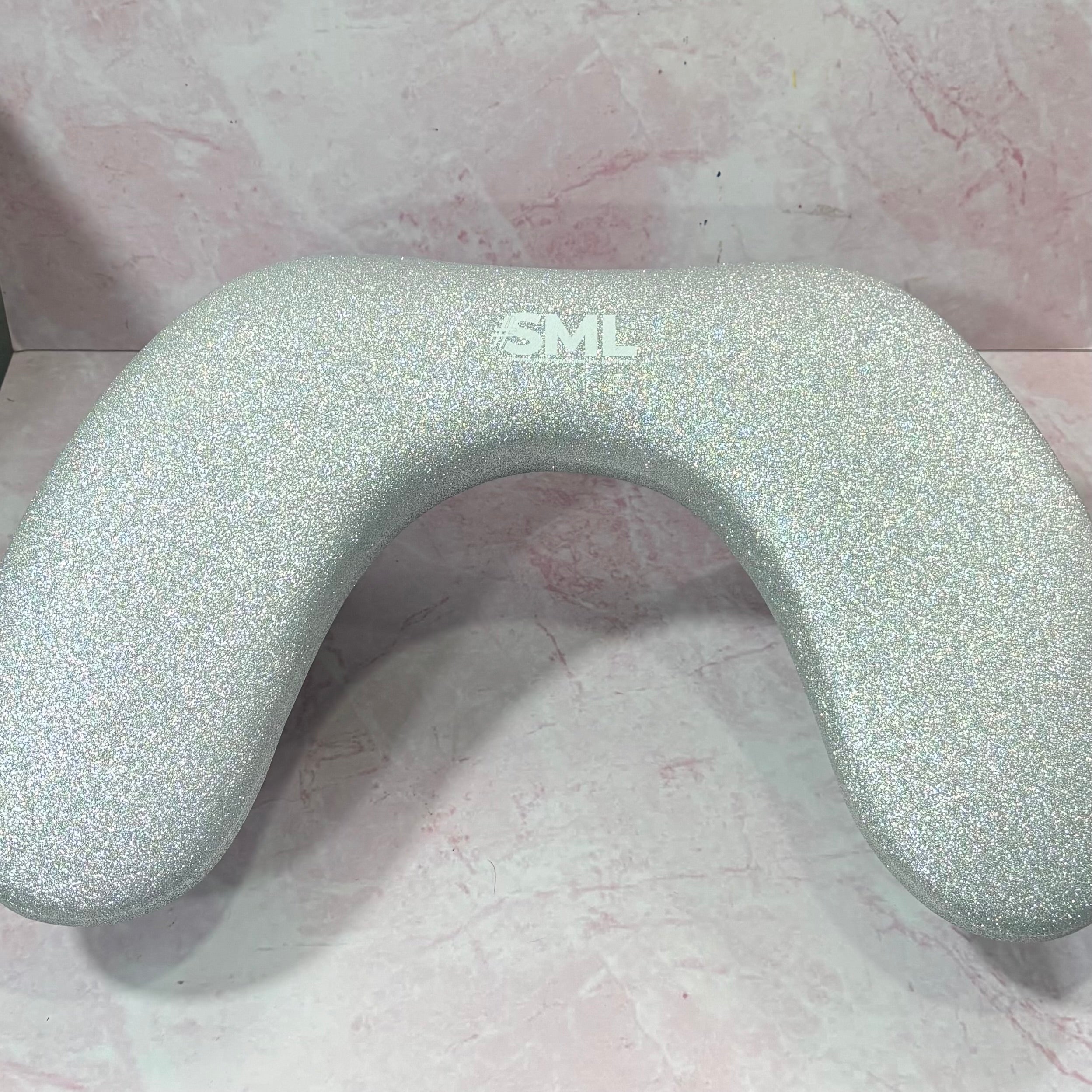 REPOSA MANOS GLITTER PLATA GRANDE