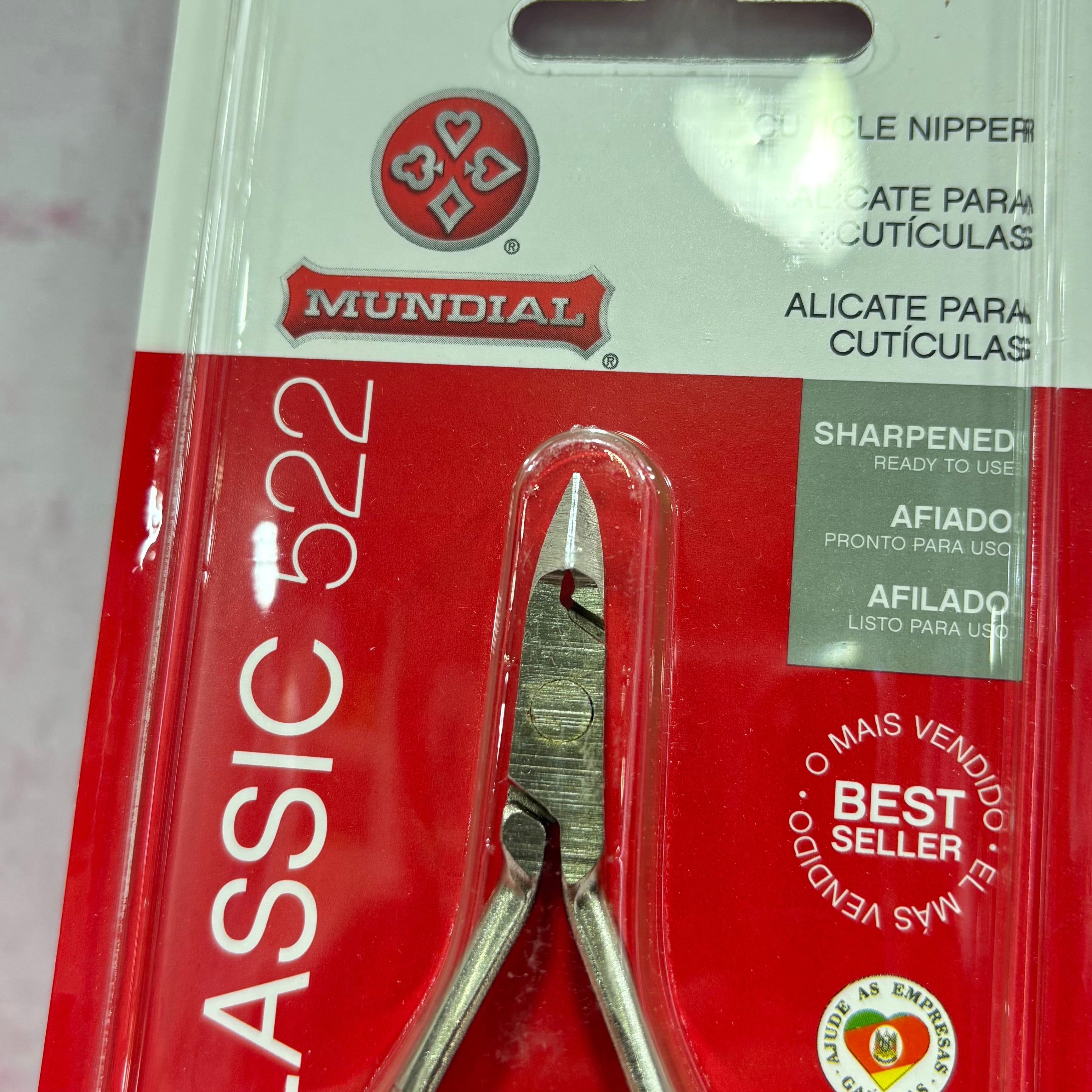 CORTACUTICULA MUNDIAL ROJO METÁLICO