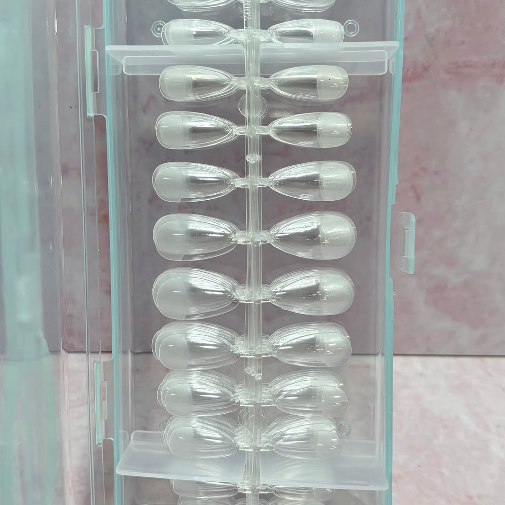 MIRACLE UÑAS PRES-ON ALMENDRA X 240