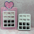 FLORES 3D NEGRA-BLANCA