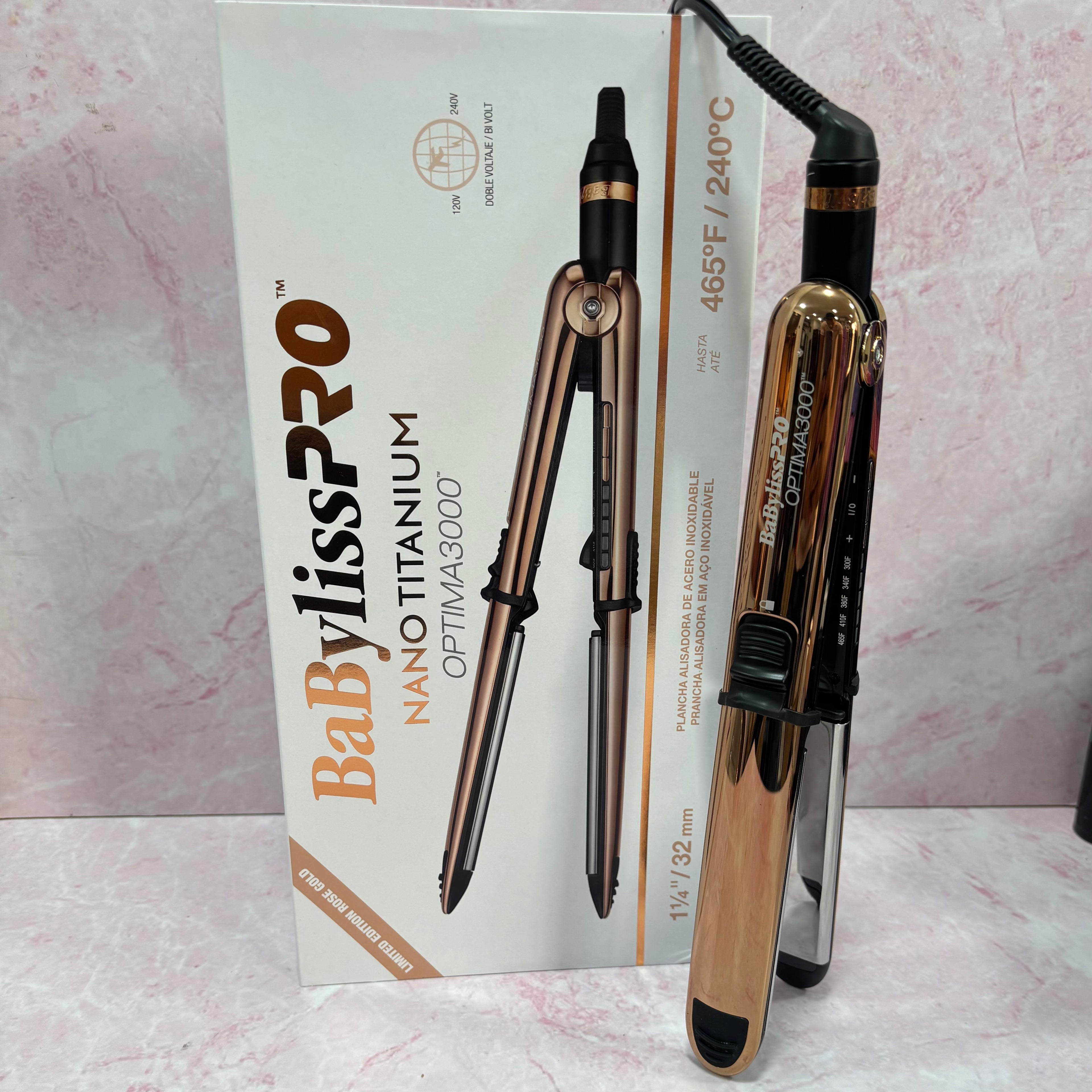 BABYLISS PLANCHA OPTIMA 3000 465° ORO ROSA