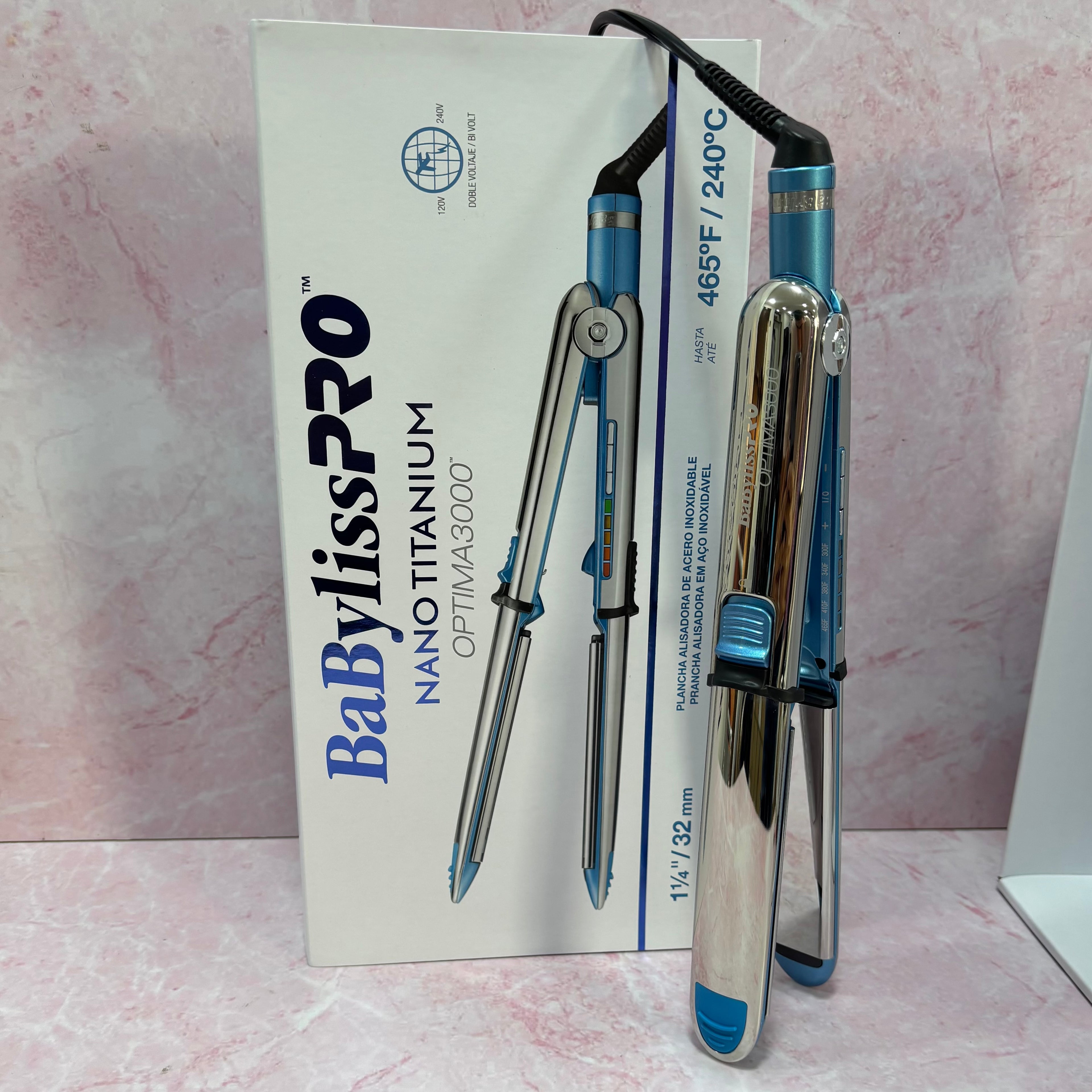 BABYLISS PLANCHA ÓPTIMA 3000 465° AZUL